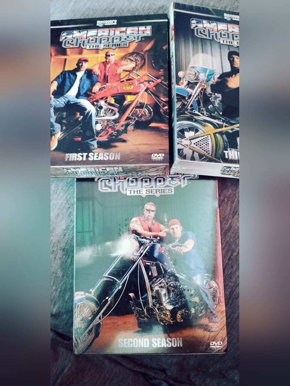 NEW 3 DVDs Boxed Sets Seasons 1-3 American Chopper TV Show
